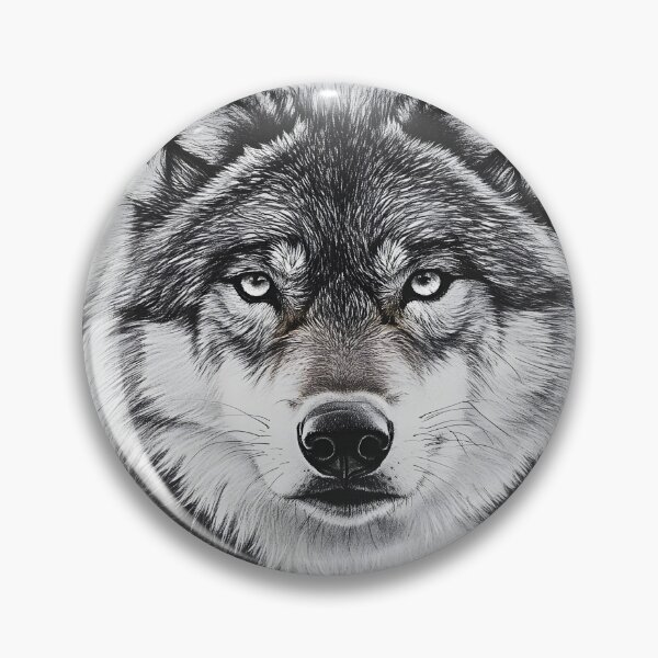 Item preview, Realistic Wolf pencil drawing  designed and sold by Pencil-Art.