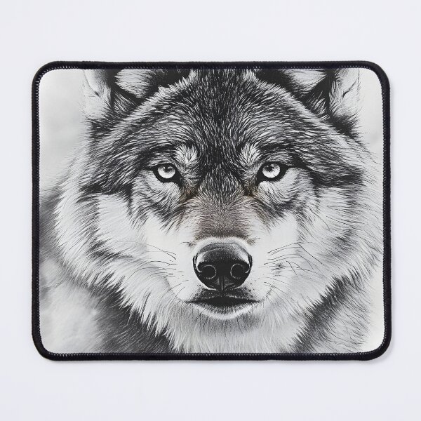 Item preview, Realistic Wolf pencil drawing designed and sold by Pencil-Art.