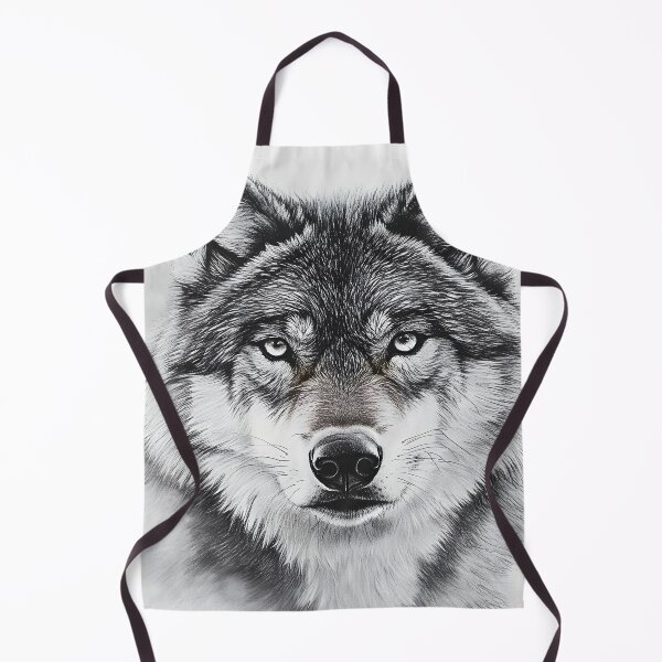 Item preview, Realistic Wolf pencil drawing designed and sold by Pencil-Art.