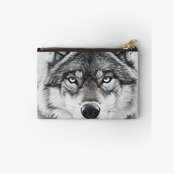 Item preview, Realistic Wolf pencil drawing  designed and sold by Pencil-Art.