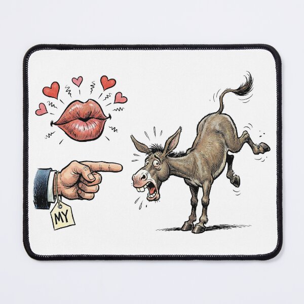 Item preview, Kiss My Donkey designed and sold by graficsfx.