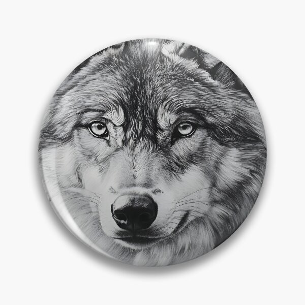 Item preview, Realistic Wolf pencil drawing  designed and sold by Pencil-Art.