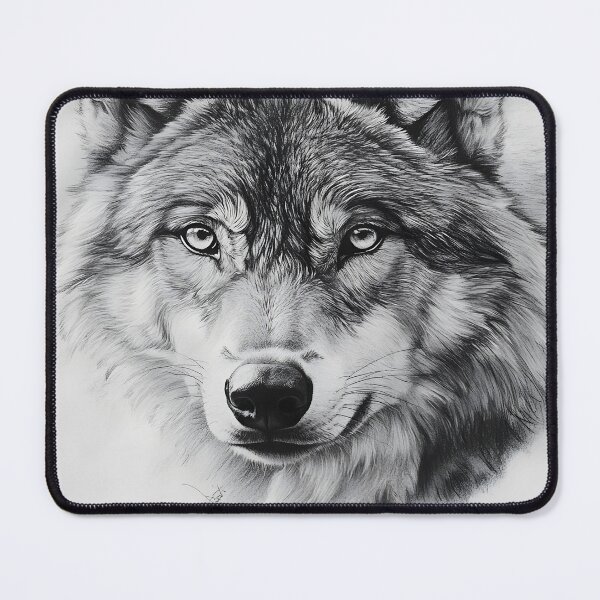 Item preview, Realistic Wolf pencil drawing designed and sold by Pencil-Art.