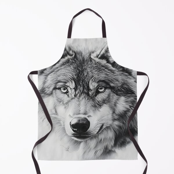 Item preview, Realistic Wolf pencil drawing designed and sold by Pencil-Art.