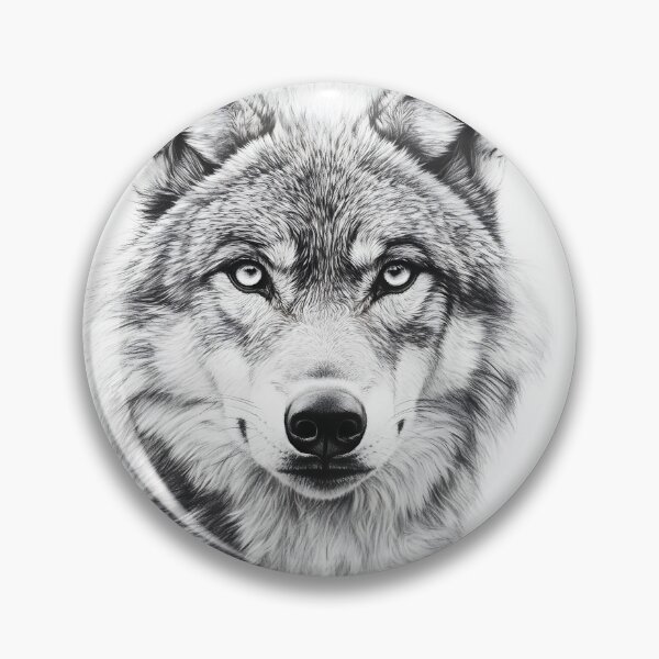 Item preview, Realistic Wolf pencil drawing  designed and sold by Pencil-Art.