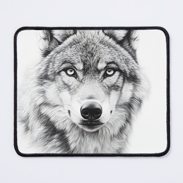 Item preview, Realistic Wolf pencil drawing designed and sold by Pencil-Art.