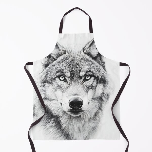 Item preview, Realistic Wolf pencil drawing designed and sold by Pencil-Art.