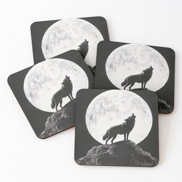 Item preview, Realistic Wolf pencil drawing  designed and sold by Pencil-Art.