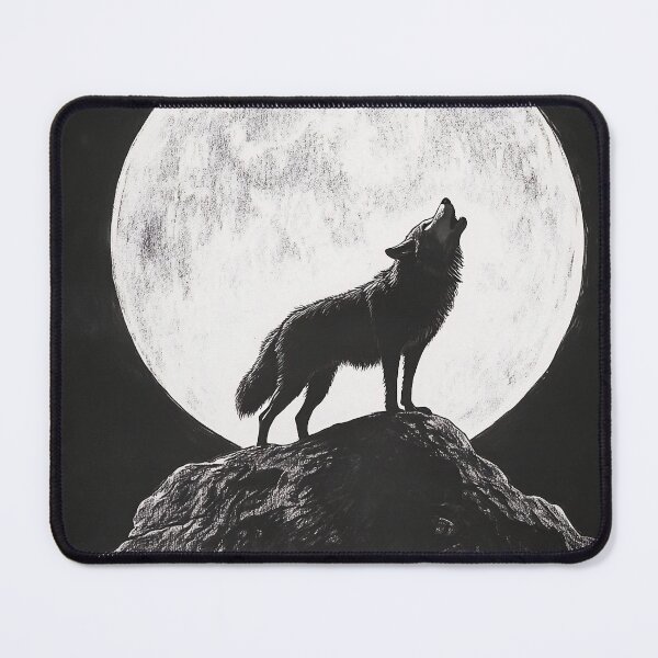 Item preview, Realistic Wolf pencil drawing designed and sold by Pencil-Art.