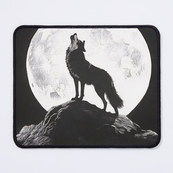 Item preview, Realistic Wolf pencil drawing designed and sold by Pencil-Art.