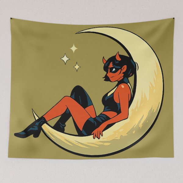 Item preview, Demon on the Crescent designed and sold by Jani-art-world.