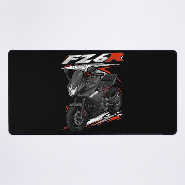 Artikelvorschau, Yamaha FZ6R 2016 (Raven) für Motorradfahrer entworfen und verkauft von MotoApparelHub.