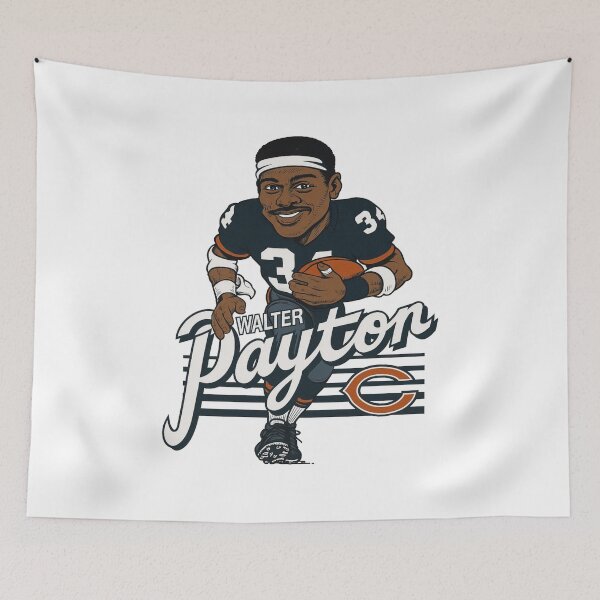 Item preview, Walter Payton Chicago Caricature Vintage Design designed and sold by TheArtOfCar.