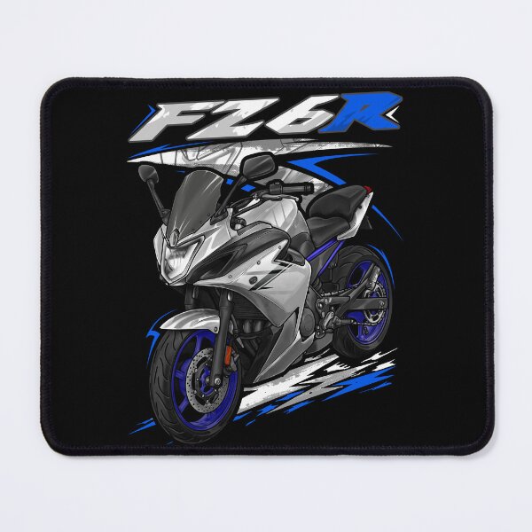 Item preview, Yamaha FZ6R 2017 (Matte Silver) for Motorcycle Riders designed and sold by MotoApparelHub.