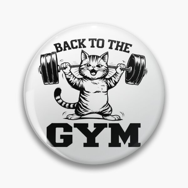 Item preview, Funny Weightlifting Cat  designed and sold by sanorastyle.