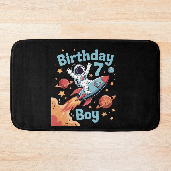 Item preview, Birthday Boy 7 Years Old, Astronaut, Planets in Space designed and sold by joyouartArt.