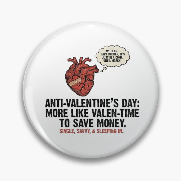 Item preview, Funny Anti-Valentine's Day: Valen-time to Save Money designed and sold by KERK Art and Design.
