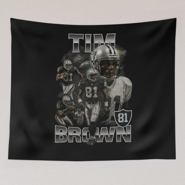 Item preview, Tim Brown Raiders Legacy Collage Design designed and sold by TheArtOfCar.