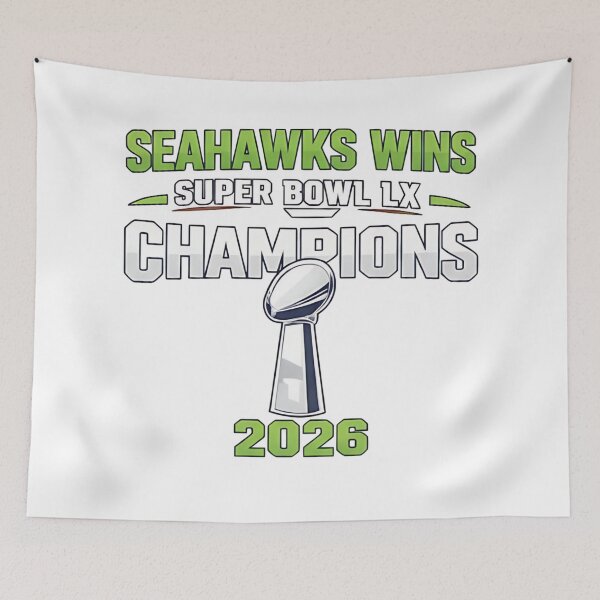 Item preview, champions du Super Bowl LX des Seahawks de Seattle 2026 designed and sold by ethancolestudio.