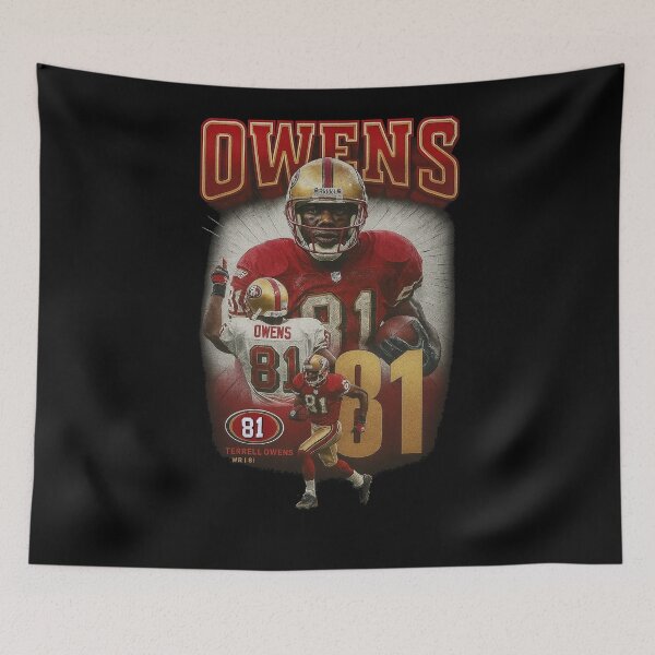 Item preview, Terrell Owens 49ers Legacy Collage Design designed and sold by TheArtOfCar.