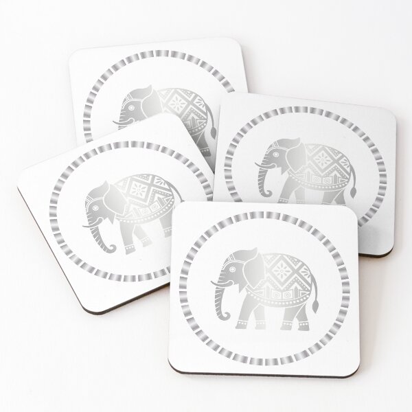 Item preview, Silver Elephant in a Circle Frame designed and sold by Soulstar Designs.