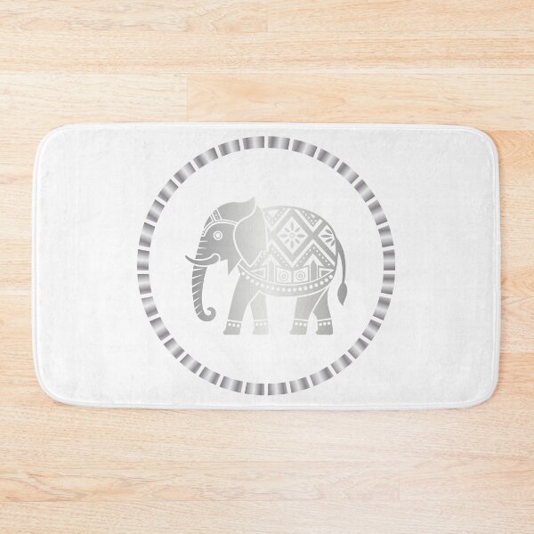 Item preview, Silver Elephant in a Circle Frame designed and sold by Soulstar Designs.