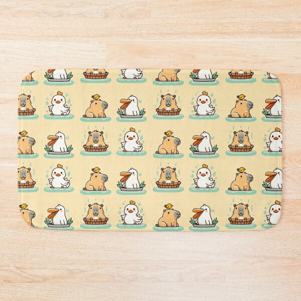 Item preview, Funny Capybara and Pelican - Meme Animal Collection designed and sold by GREENZ0NE.