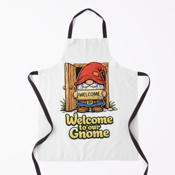 Item preview, Welcome to Our Gnome – Cute Garden Gnome Illustration designed and sold by Moriarty's Digital Visions.