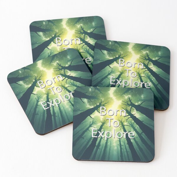 Item preview, Born to Explore | Inspirational Forest Path & Adventure Quote Art designed and sold by DesignsByDessie.