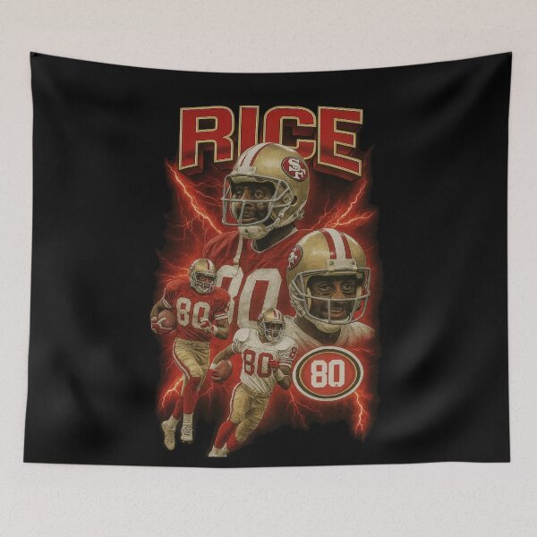 Item preview, Jerry Rice 49ers Football Legend Collage designed and sold by TheArtOfCar.