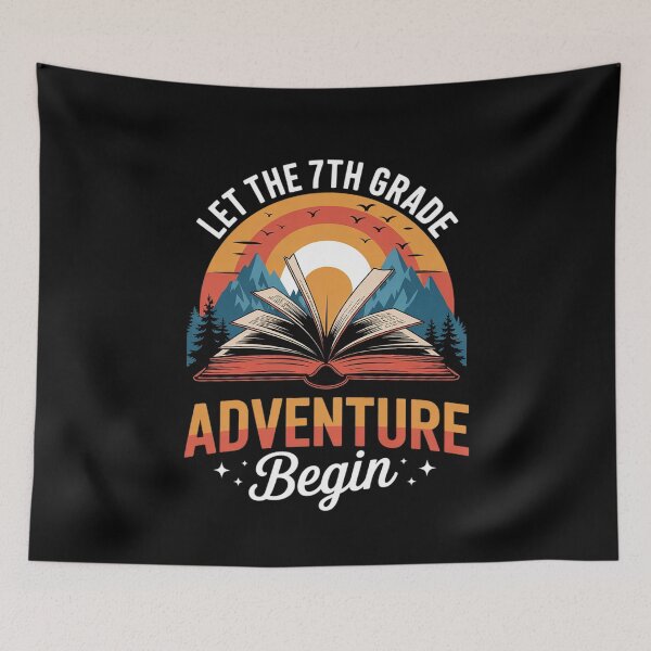 Item preview, Let the 7th Grade Adventure Begin Seventh Grade Teacher3 designed and sold by MarkLeedsArt.