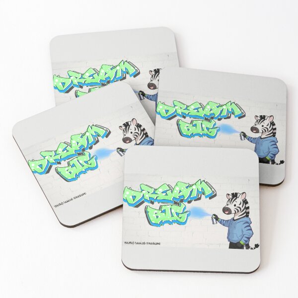 Item preview, Dream Big – Zebra Graffiti Art | EDS Awareness Design designed and sold by ZebraDazzleDesigns.