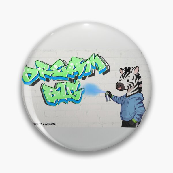 Item preview, Dream Big – Zebra Graffiti Art | EDS Awareness Design designed and sold by ZebraDazzleDesigns.