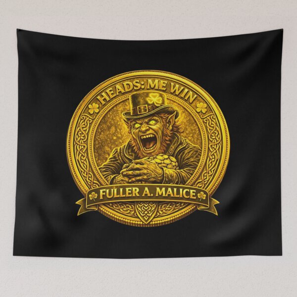 Aperçu de l'œuvre Pièce Fuller A. Malice – Pile je gagne créée et vendue par MACodDesigns.