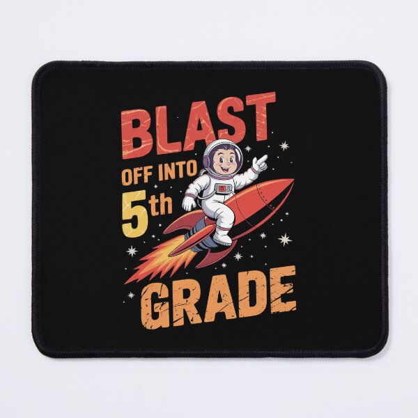 Item preview, Blast Off Into 5th Grade Back to School Space Rocket Kids designed and sold by DigitaldeligArt.