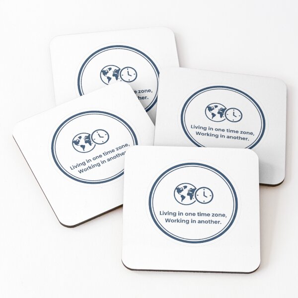 Item preview, Digital Nomad Time Zone Sticker - Working in a Different Time Zone designed and sold by ZYNORAworld.