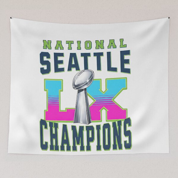 Item preview, champions du Super Bowl LX des Seahawks de Seattle 2026 designed and sold by ethancolestudio.