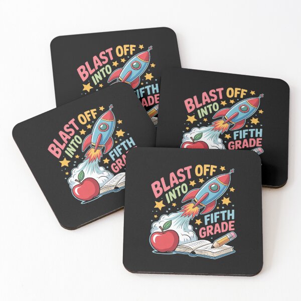 Item preview, Blast Off Into 5th Grade First Day Of Fifth Grade Teacher designed and sold by DigitaldeligArt.