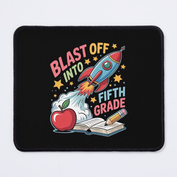 Item preview, Blast Off Into 5th Grade First Day Of Fifth Grade Teacher designed and sold by DigitaldeligArt.
