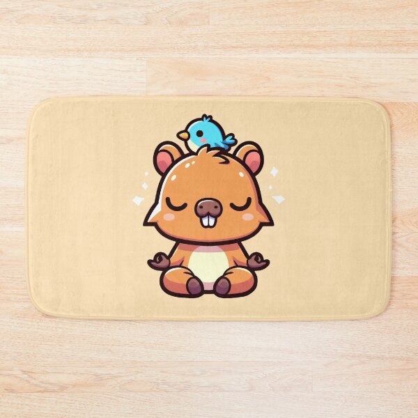 Item preview, Zen Capybara Meditating - Funny Relaxed Animal designed and sold by GREENZ0NE.