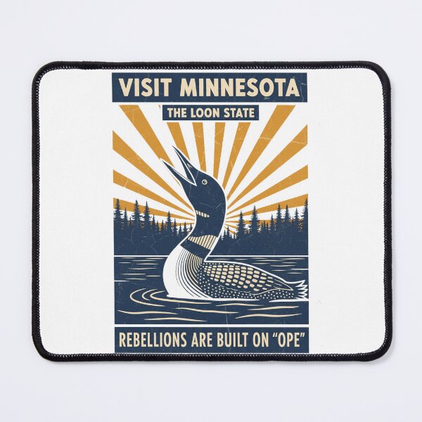 Item preview, Rebel Loon Visit Minnesota – The Loon State Sunset Poster designed and sold by C3J7.
