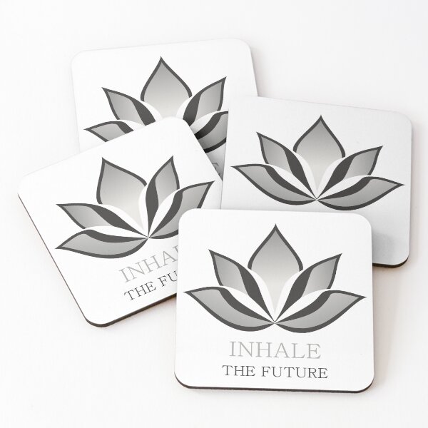 Item preview, Inhale The Future - Minimalist Lotus Flower designed and sold by Pixel&Palette Studio.