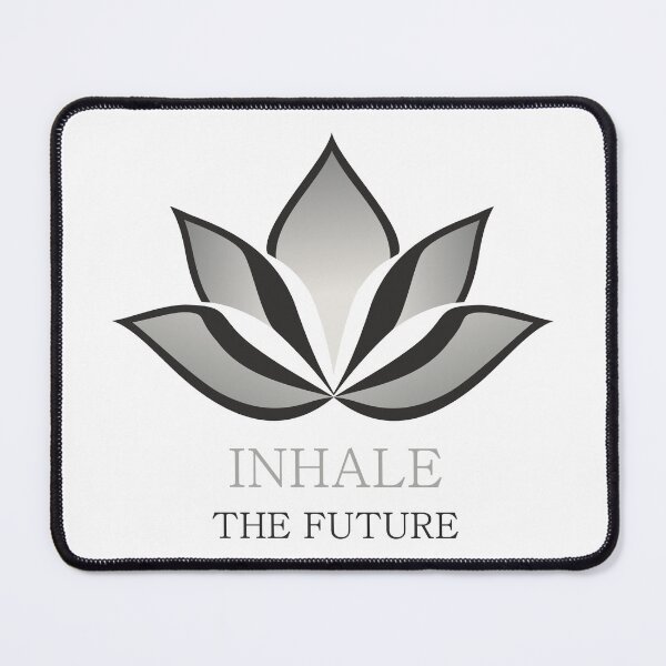 Item preview, Inhale The Future - Minimalist Lotus Flower designed and sold by Pixel&Palette Studio.