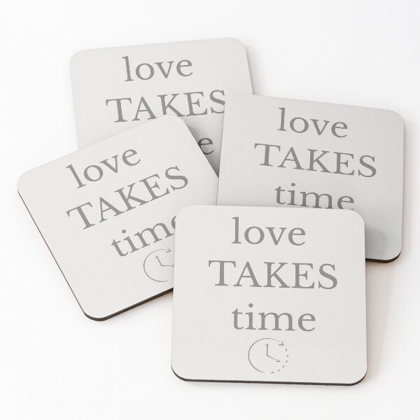 Item preview, Love Takes Time Minimalist Typography designed and sold by Minimalist Typography.