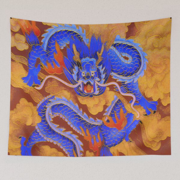 Item preview, golden blue dragon designed and sold by You Have A Choice.