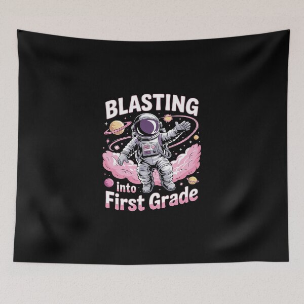 Item preview, Blasting Into First Grade Space Astronaut Back To School designed and sold by DigitaldeligArt.