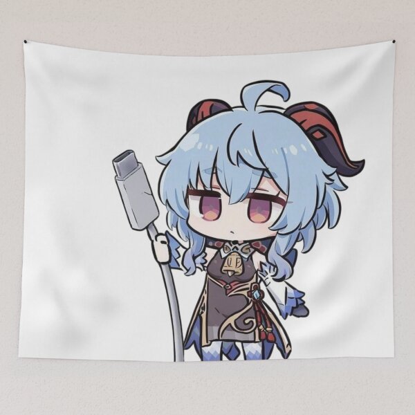 Item preview, Chibi Ganyu Genshin Impact Unplugs Charger designed and sold by KomiArts.