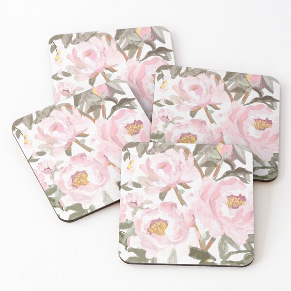 Item preview, Vintage Oil Painted Pink Peonies with Soft Romantic Petals, Antique Floral Still Life Inspired by Classic Botanical Art and Old World Elegance designed and sold by SILVERAPPLE.