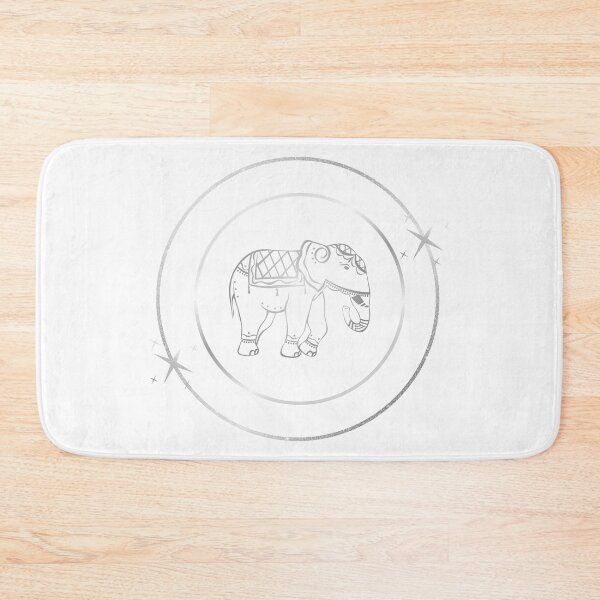 Item preview, Silver Elephant in a Star Circle Frame designed and sold by Soulstar Designs.