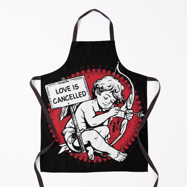Item preview, Cupid sitting with a protest sign saying “Love Is Cancelled” 10 designed and sold by Neon G.